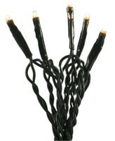 Konstsmide 6350-820 Micro-lichtketting Binnen werkt op het lichtnet Aantal lampen 10 LED Barnsteen Verlichte lengte: 0.63 m - thumbnail