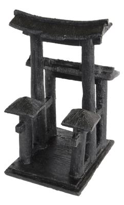 Superfish Zen Deco Temple Zwart - Weerbestendige Aziatische Decoratie voor Vijver en Aquarium