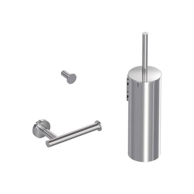 Toiletaccessoire Set MAY 3-in-1 Chroom Toiletaccessoire Set MAY 3-in-1 Chroom