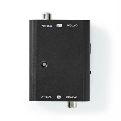 Nedis ACON2507BK audio converter 2-weg Toslink - Coax