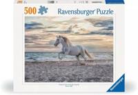 Ravensburger Legpuzzel paard op het strand, 500st. - thumbnail