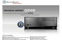 SilverStone Grandia GD05B USB 3.0 desktopdesktop behuizing - thumbnail