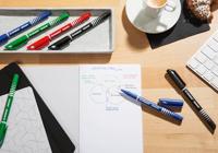 STABILO SENSOR, Fineliner, Medium 0.7 mm, Met Meeverende Schrijfpunt, doos 10 stuks, licht groen - thumbnail