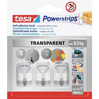 tesa tesa® Powerstrips® draad haken S transparant Inhoud: 1 stuk(s)