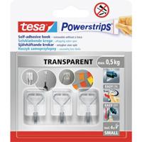 tesa tesa® Powerstrips® draad haken S transparant Inhoud: 1 stuk(s) - thumbnail
