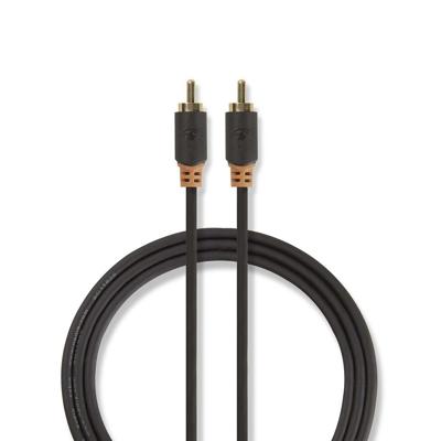 Nedis CABP24170AT20 audio kabel 2 m RCA Antraciet