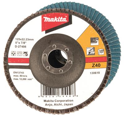 Makita Accessoires Lamellenschuursch. 125x22 K40 - D-27486
