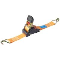 TOOLCRAFT TO-8689782 Zelfoprollende spanband Trekkracht (lc) vastbinden (enkel/direct): 750 daN (l x b) 4.5 m x 50 mm Klemslot EN 12195-2 - thumbnail
