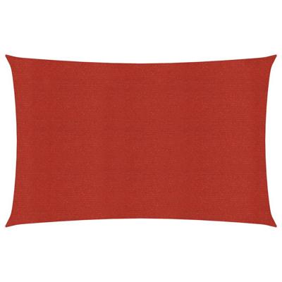 VidaXL Zonnezeil 160 g/m² 3,5x5 m hdpe rood VidaXL Zonnezeil 160 g/m² 3,5x5 m hdpe rood