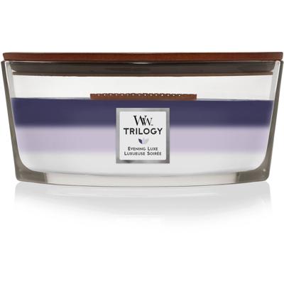 WoodWick trilogy evening luxe ellipse candle