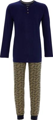 Heren pyjama auto's blauw