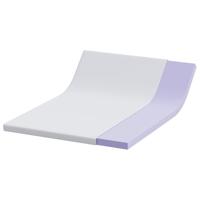 Matraspads Wit 160 x 200 cm 100% polyester jacquard stof - thumbnail