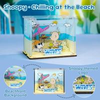 Peanuts Puremind DIY Construction Mini Scene Chilling at the Beach - thumbnail