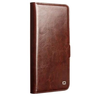Qialino Samsung Galaxy S26 hoesje - Leren bookcase - Magnetische sluiting - Donkerbruin Qialino Samsung Galaxy S26 hoesje - Leren bookcase - Magnetische sluiting - Donkerbruin