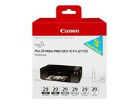 Canon Inktcartridge PGI-29 Origineel Combipack Foto zwart, Matzwart, Grijs, Lichtgrijs 4868B018 - thumbnail