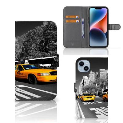 iPhone 15 Plus | Flip Cover | New York Taxi