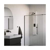 BRAUER Black Edition Thermostatisch Douchepaneel 2-weg Calacatta gold SET 01 Brauer - thumbnail