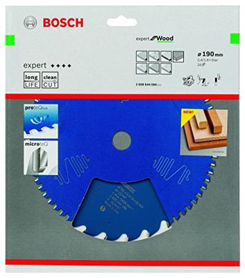Bosch Accessories Expert for Wood 2608644086 Cirkelzaagblad 190 mm Aantal tanden: 24 1 stuk(s) Bosch Accessories Expert for Wood 2608644086 Cirkelzaagblad 190 mm Aantal tanden: 24 1 stuk(s)