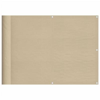 VidaXL Balkonscherm 75x700 cm 100% oxford polyester beige VidaXL Balkonscherm 75x700 cm 100% oxford polyester beige