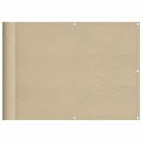 VidaXL Balkonscherm 75x700 cm 100% oxford polyester beige - thumbnail