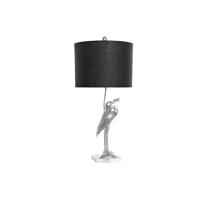 Bureaulamp DKD Home Decor Zwart Zilverkleurig Hars 60 W 220 V 33 x 33 x 74 cm - thumbnail