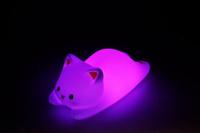 Liggende kat nachtlampje - thumbnail
