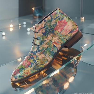 Botanical Dream High Lureaux - Handgemaakte Nette Schoenen Voor Heren