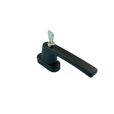 AMI Veiligheidsbeslag Raamgreep 812 7X32 Compleet Ovaal Compleet Zwart R9005 Str - 425560 AMI Veiligheidsbeslag Raamgreep 812 7X32 Compleet Ovaal Compleet Zwart R9005 Str - 425560