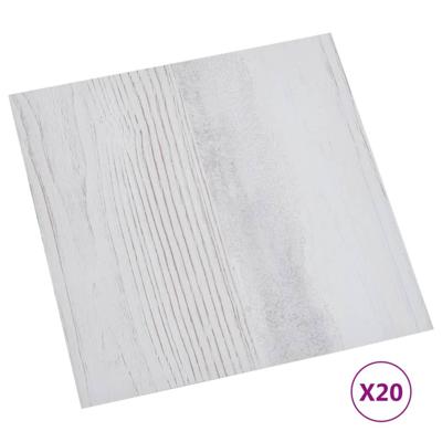 VidaXL Vloerplanken 20 st zelfklevend 1,86 m² pvc lichtgrijs