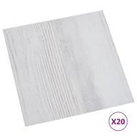 VidaXL Vloerplanken 20 st zelfklevend 1,86 m² pvc lichtgrijs - thumbnail