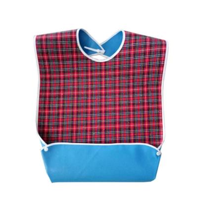 Waterdichte volwassen mealtime BIB schorten (rood)