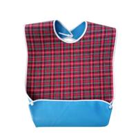 Waterdichte volwassen mealtime BIB schorten (rood) - thumbnail