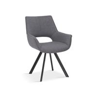 Stoel Zoë Grijs - Set van 2 - thumbnail