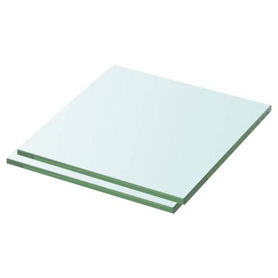 VidaXL Schappen 2 st 30x30 cm glas transparant VidaXL Schappen 2 st 30x30 cm glas transparant