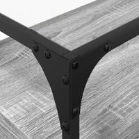 Tv-meubel met glazen blad 98x35x51 cm bewerkt hout grijs sonoma - thumbnail