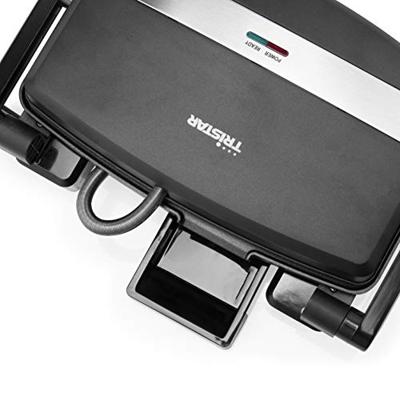 Tristar GR-2856 Contactgrill Elektrisch Controlelampje, Anti-aanbaklaag Zwart Tristar GR-2856 Contactgrill Elektrisch Controlelampje, Anti-aanbaklaag Zwart
