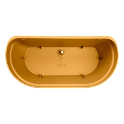 Elho Vibia Campana wall basket wandbak 35 cm honinggeel