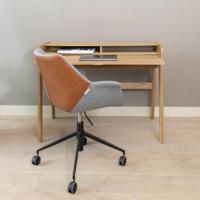 Zuiver Bureau 'Barbier' Essenhout, kleur Naturel - thumbnail