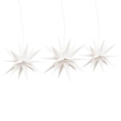 VidaXL Kerstlampen met led's 3 st inklapbaar wit