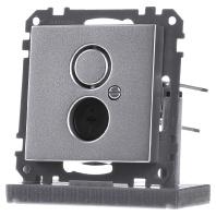 Merten 297460 Inzetstuk System M Aluminium 1 stuk(s) - thumbnail