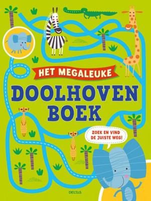 Deltas het megaleuke doolhovenboek junior papier groen Deltas het megaleuke doolhovenboek junior papier groen