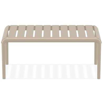 ALTEREGO SIDONY XL Lage tafel - Taupekleur ALTEREGO SIDONY XL Lage tafel - Taupekleur