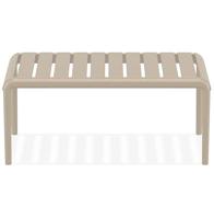 ALTEREGO SIDONY XL Lage tafel - Taupekleur - thumbnail