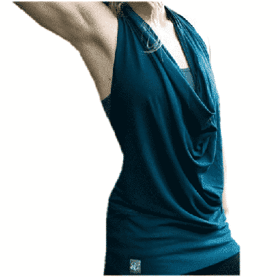 Yoga Haltertop 'Sukha' Teal One Size Yoga Haltertop 'Sukha' Teal One Size
