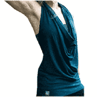 Yoga Haltertop &apos;Sukha&apos; Teal One Size - thumbnail