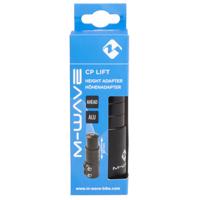 M-Wave hoogte adapter 28,6 / 115 / 28,6 mm zwart - thumbnail
