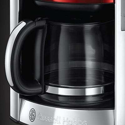 Russell Hobbs 23240-56 Luna Solar Red - Filterkoffiezetapparaat met glazen kan - Rood