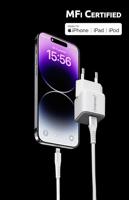 Intenso W30C GaN + C315L USB-oplader 30 W 1x USB-C, 1x Apple Lightning Wit Binnen GaN, USB Power Delivery (USB-PD) - thumbnail