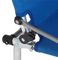 Eurotrail campingstoel Moita 90 x 55 cm aluminium blauw - thumbnail