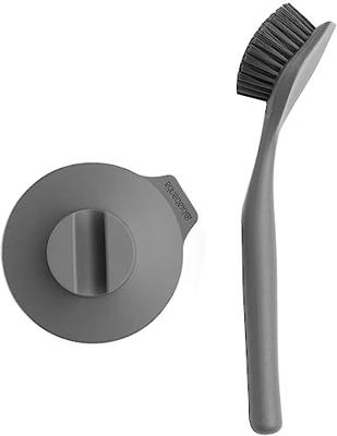 Brabantia Sinkside Afwasborstel Met Zuignaphouder - Donkergrijs - thumbnail
